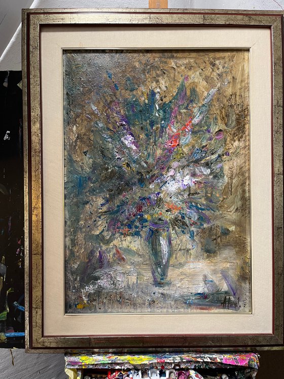 Abstract Impressionist floral