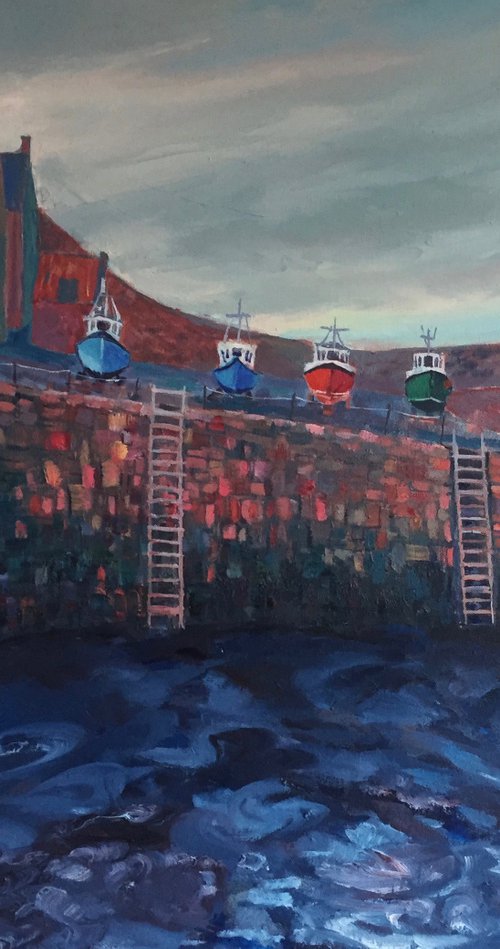 'Crail Harbour, Fife' by Stephen Howard Harrison