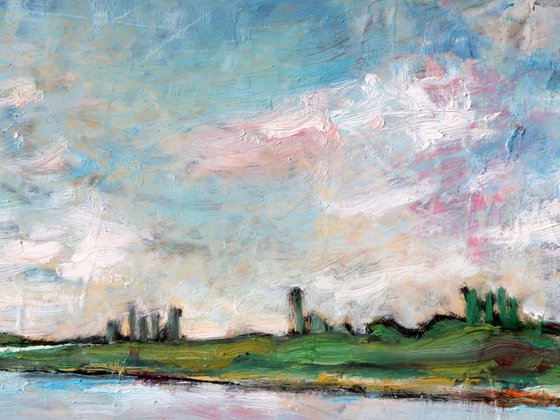“The Riverbank. May.”