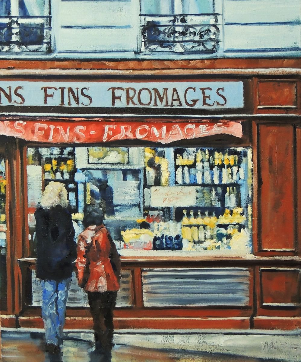 A taste of France Oil painting by Malcolm Macdonald | Artfinder