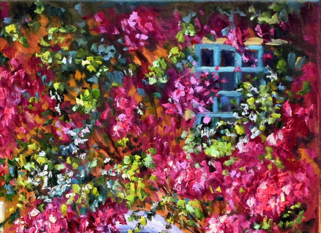 Italian Patio Oil painting: Yulia Nikonova | Artfinder