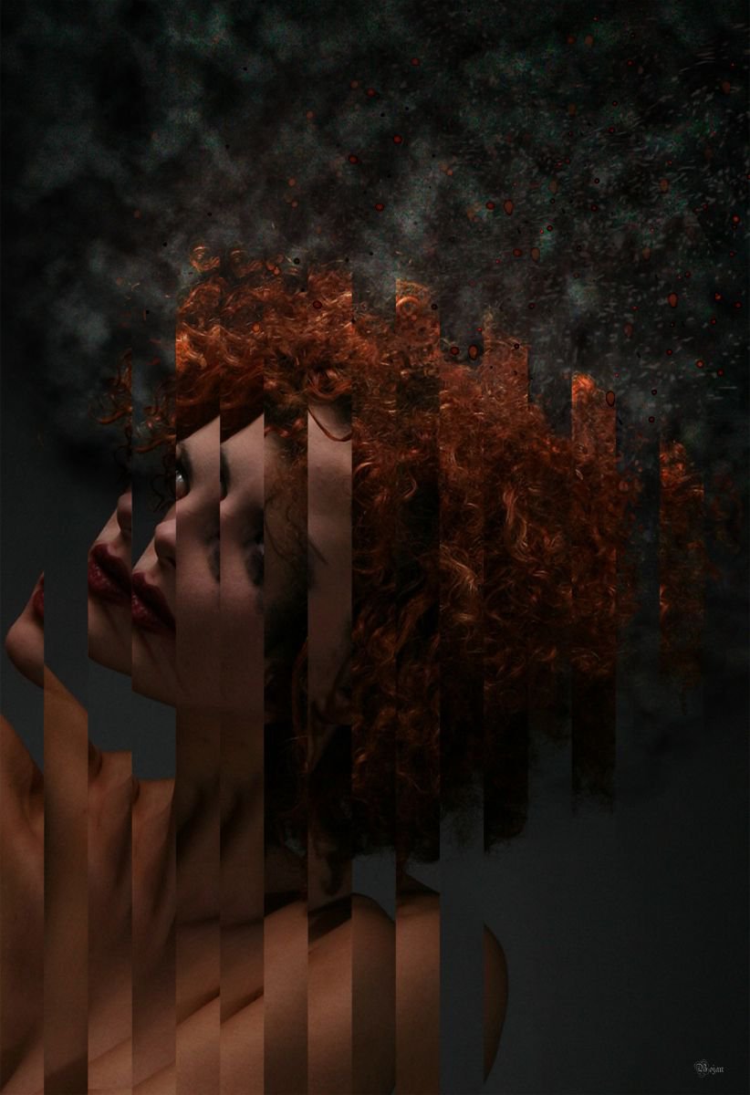 Illustrative Portrait Photograph By Bojan Jevtic, 27 X 39, We