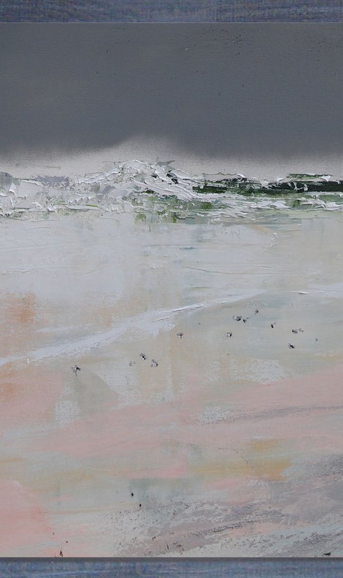 Kittiwakes at Sea, Sanderlings on the Shore by Bill McArthur