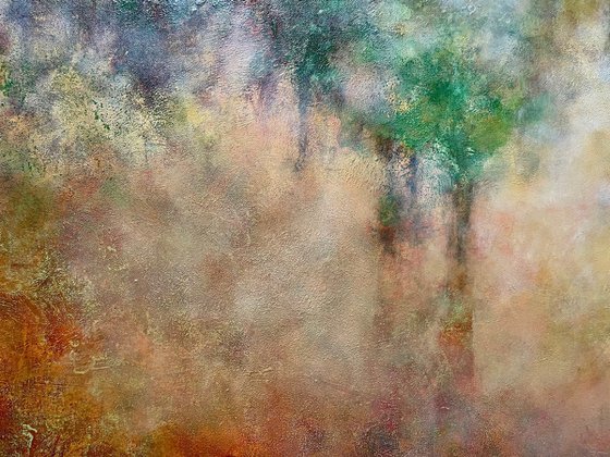 Forest of golden rays