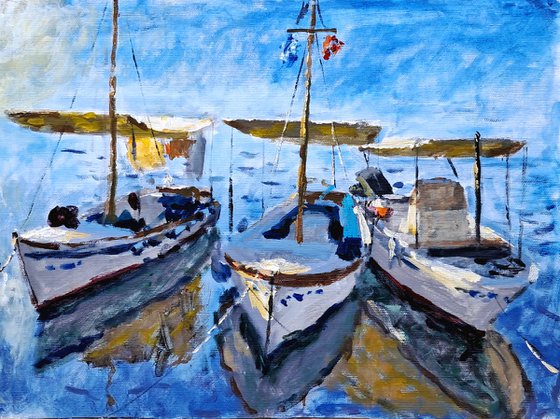 Boats of Hydra