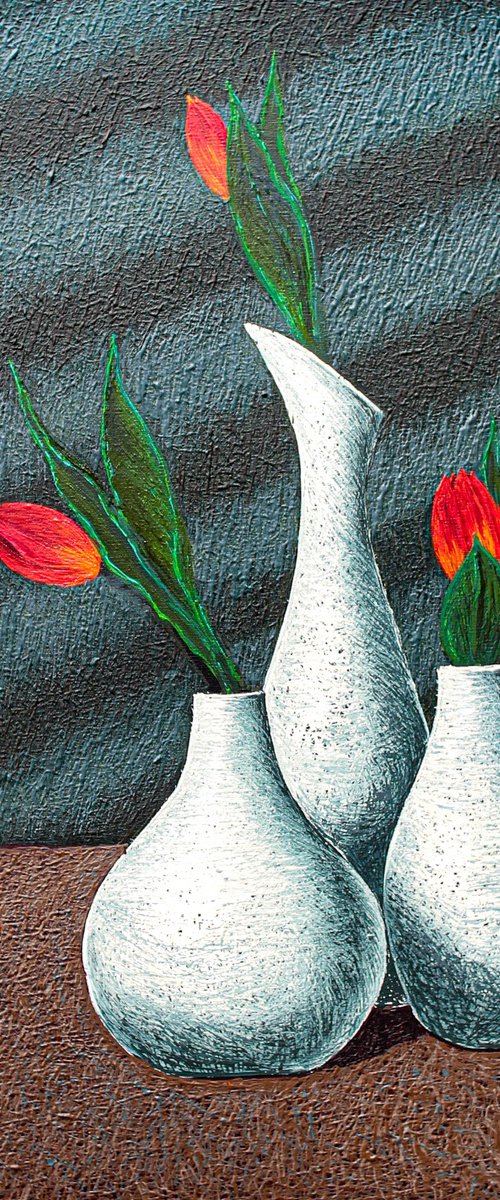 Red tulips by Ihor Bychkivskyy