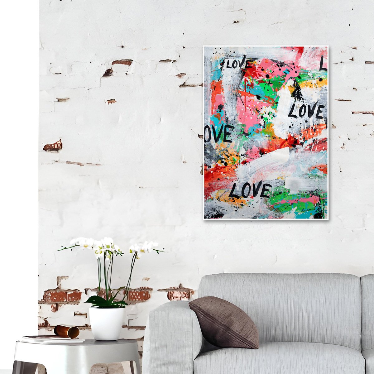  Abstract Love 12 By Isabelle Pelletane, 20 X 28, Artwork For Sale On Artfinder