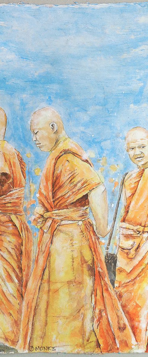 3 Monks by Gordon T.