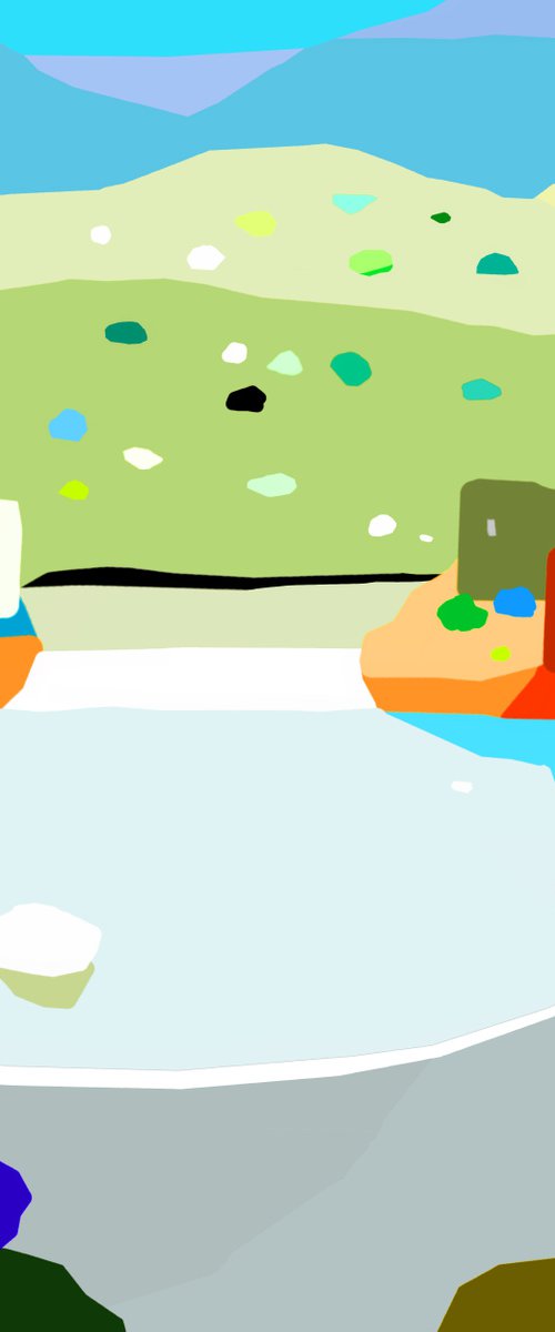 The reservoir by Alejos