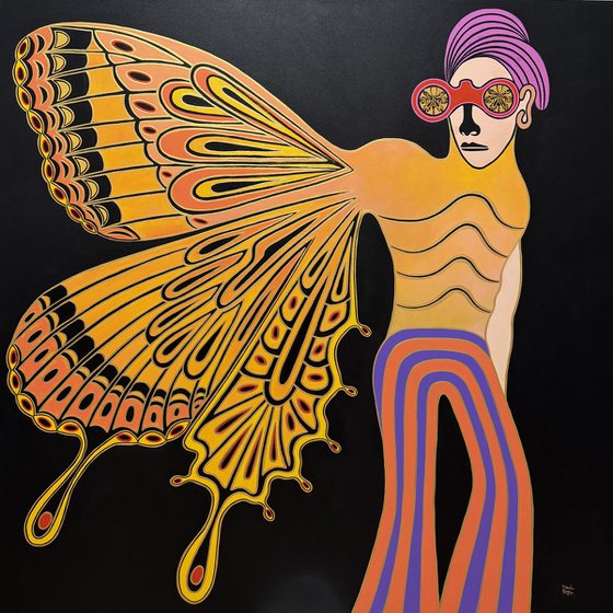 The monarch wing