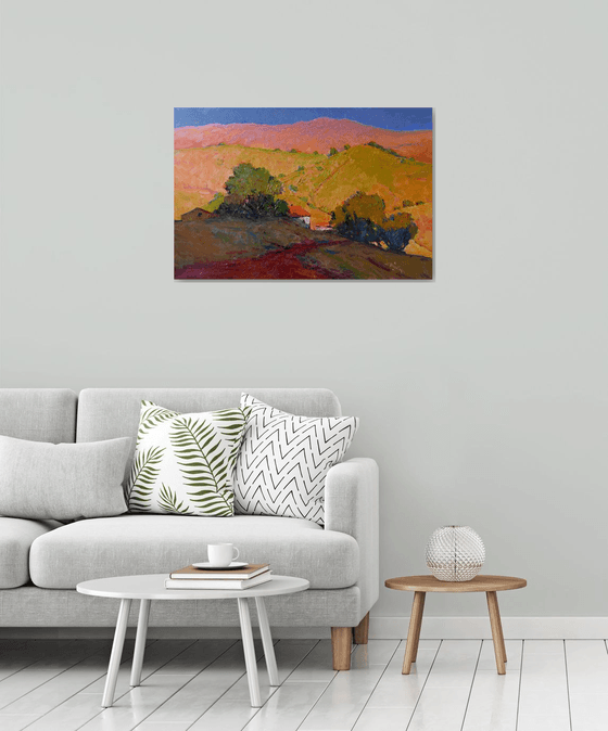 Green Hills and the Light of Evening