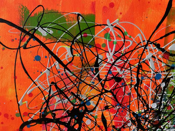 Interwoven Vibrations - Diptych Painting