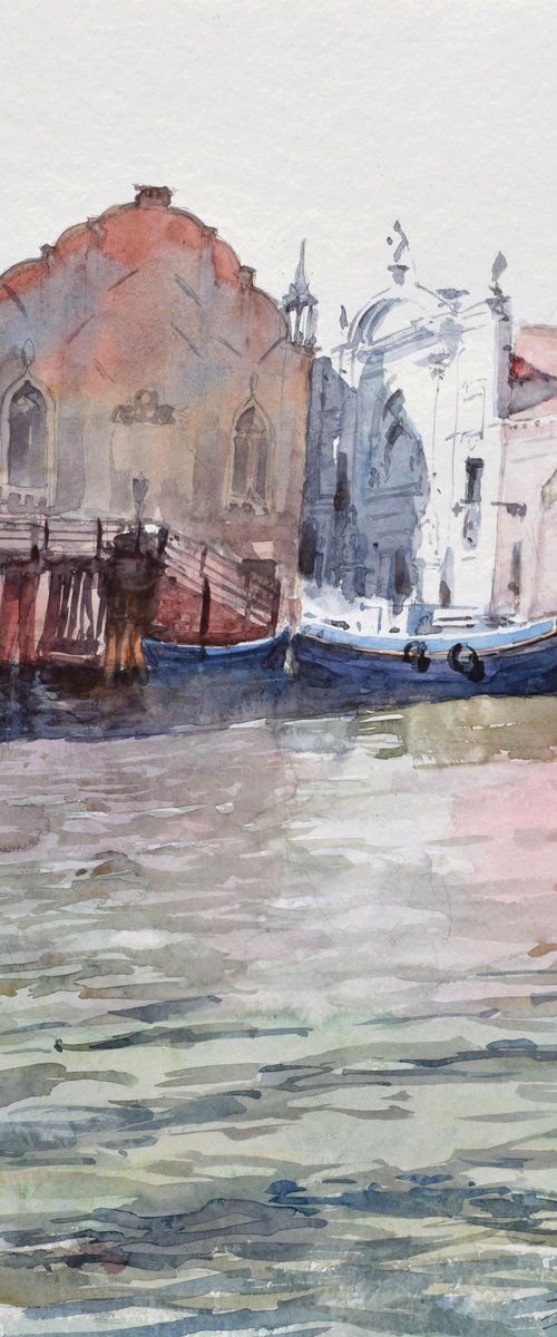Chiesa misericordia, Venice by Goran Žigolić Watercolors