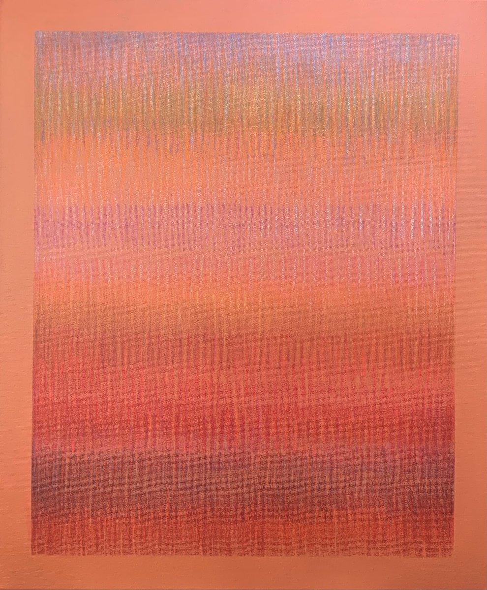 Abstract Landscape Painting By Malgorzata Krakowiak, 20 X 24", Sublimat N*106, Original Artwork