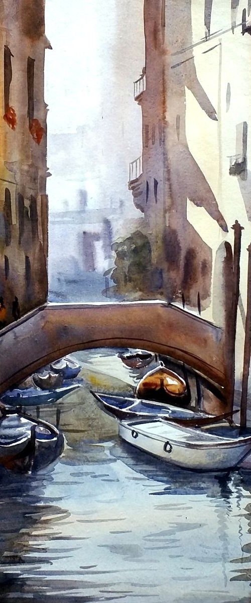 Venice Canals at Morning by Samiran Sarkar