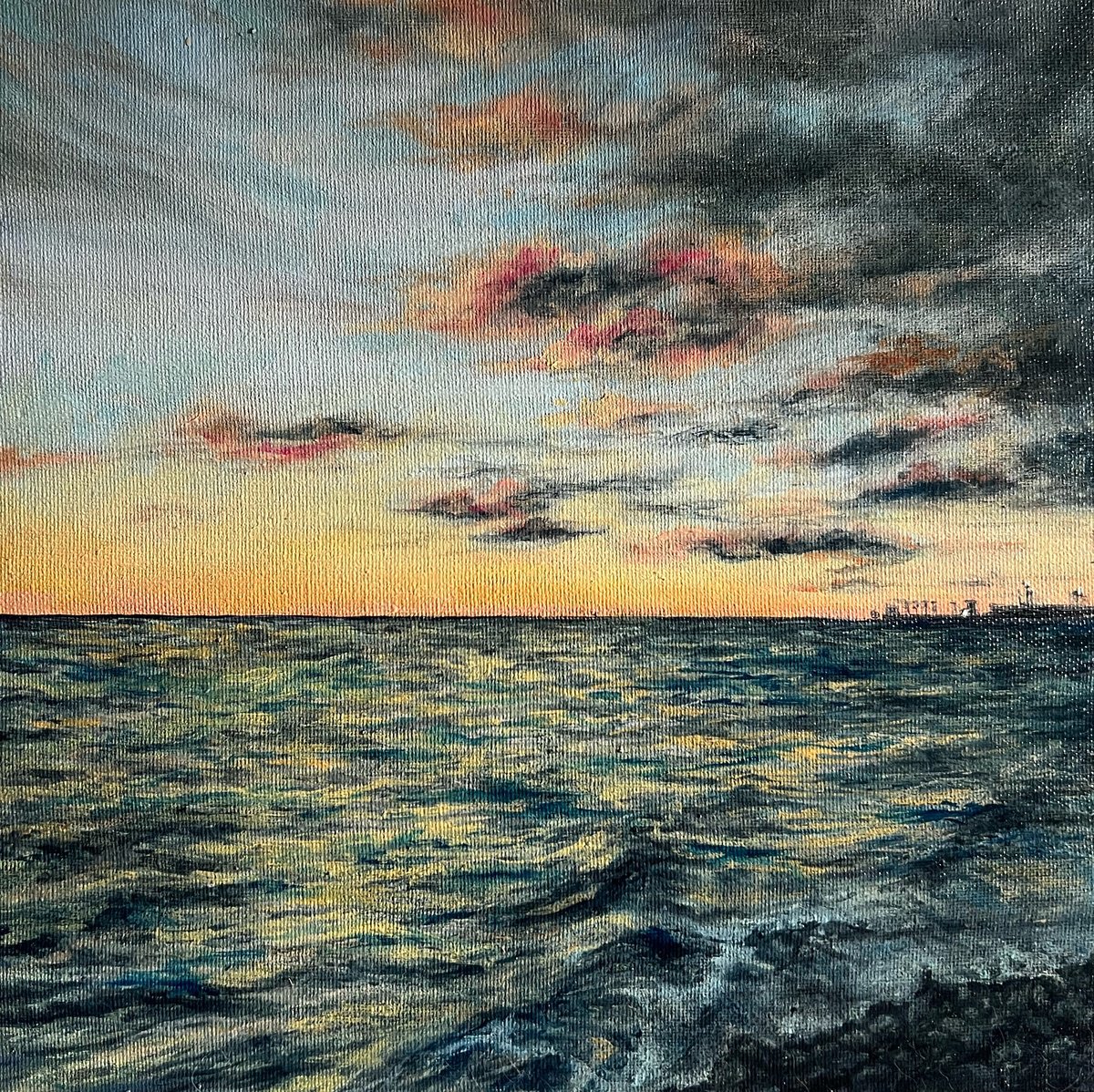 Last Horizon By Valentina Ash, 12 X 12, Artwork For Sale On Artfinder
