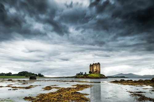 Stalker Castle, Scotland by Lynne Douglas