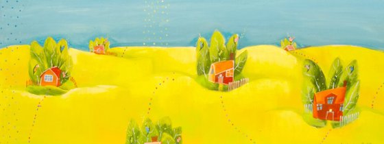 Yellow&Blue,  landscape