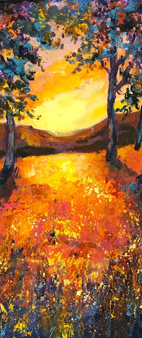 Evening sky 1 by Colette Baumback