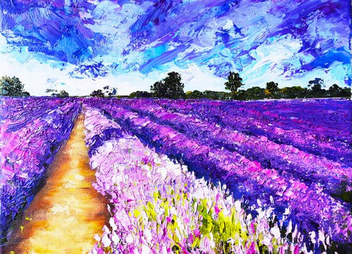 Lavender field. by Tatajana Obuhova