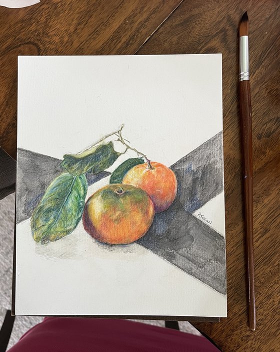 Clementines Still life