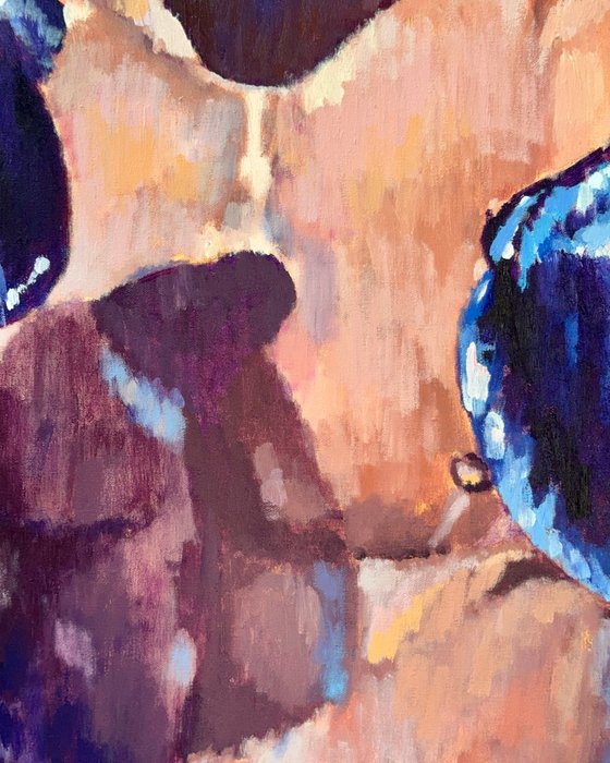 ALI ACRYLIC ON CANVAS 150x150cm