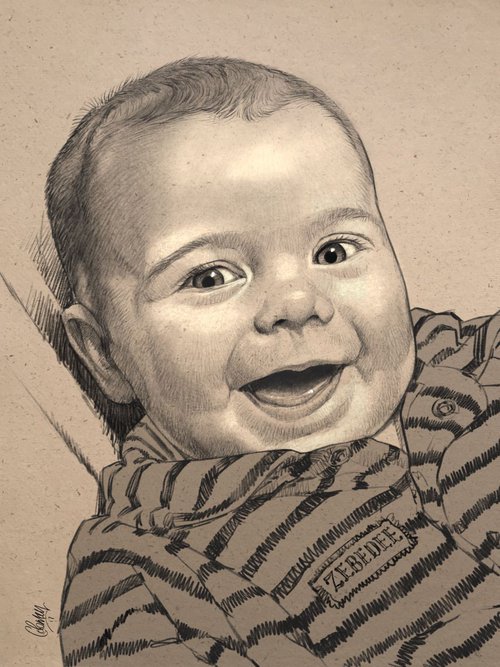 Custom Charcoal/Pencil/Chalk Portrait by Ian Coleman
