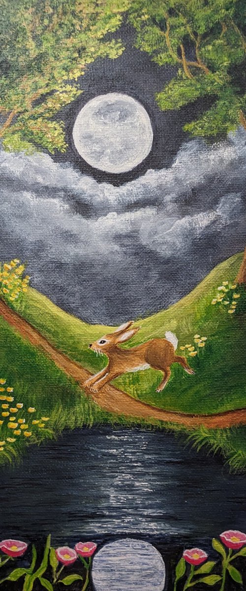 Hare in the Moonlight by Anne-Marie Ellis