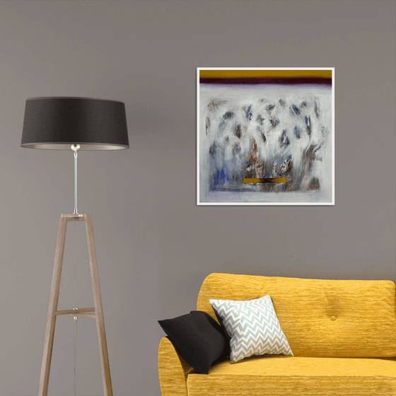 Soft Convergence_30"X30" 2025