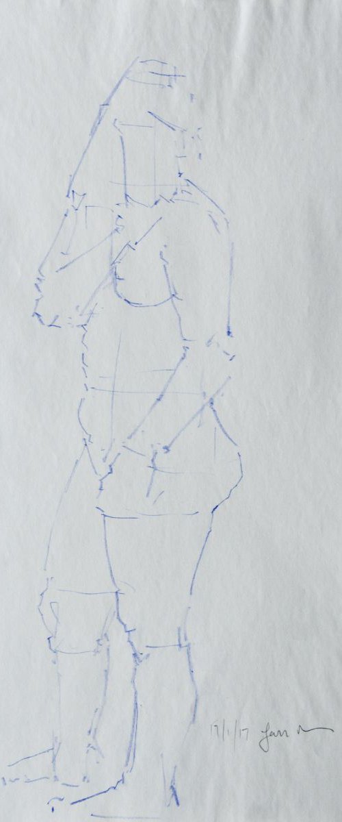 Life Drawing No 119 by Ian McKay