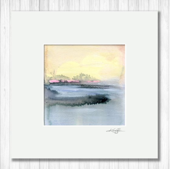 Tranquil Dreams 13 - Abstract Landscape/Seascape Painting by Kathy Morton Stanion