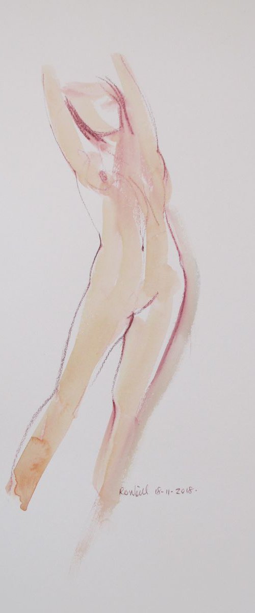 standing female nude by Rory O’Neill