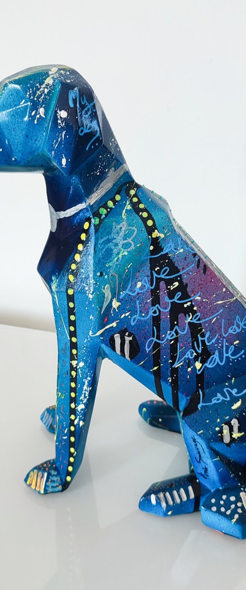 My blue dog by ÂME SAUVAGE