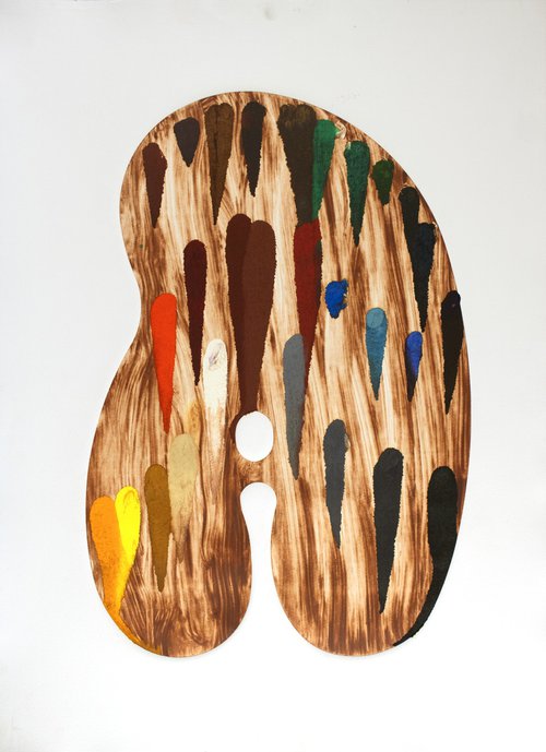 Wood Palette by Michael E. Voss