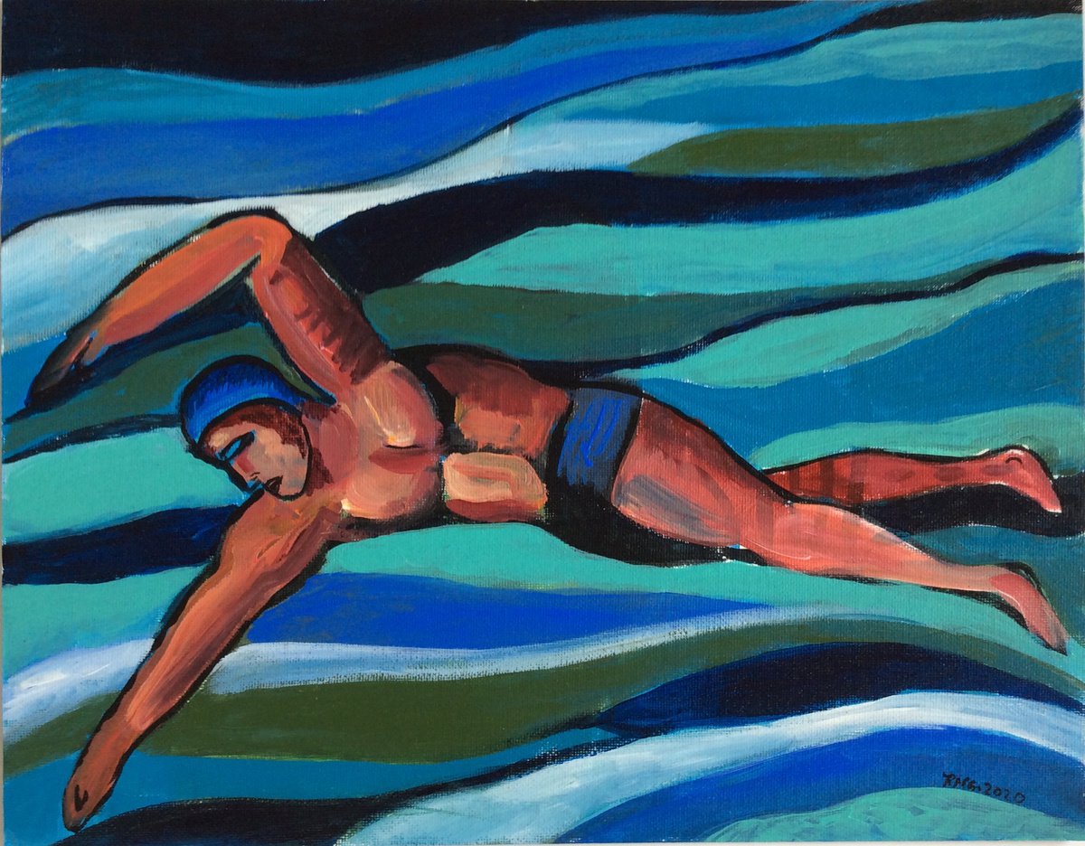 The Swimmer" by Roberto Munguia Garcia