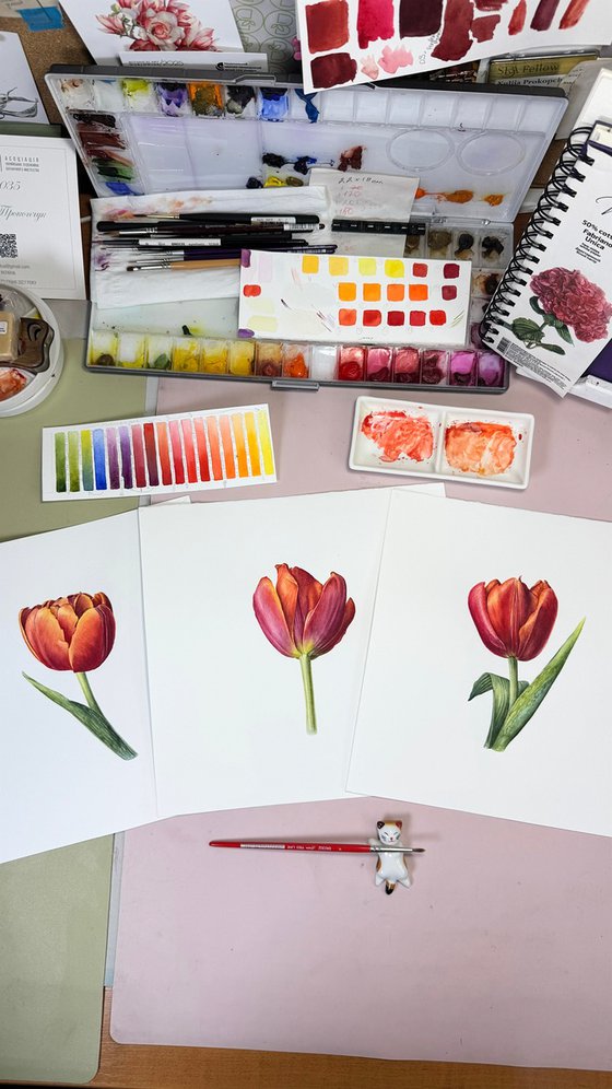 Red Tulip Study III