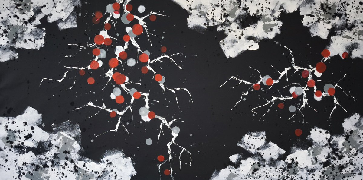  Japanese Winter By M.y. By Max Yaskin, 85 X 44, Artwork For Sale On Artfinder