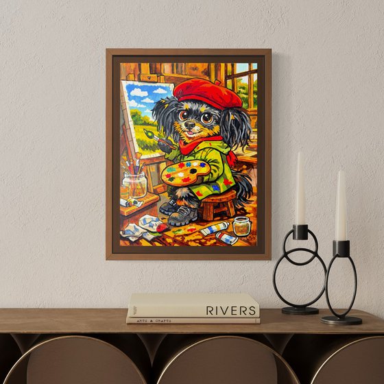 Bon from Lisbon: Little Artist at Work