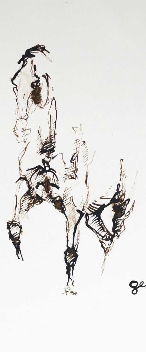 Equine Nude 163 by Benedicte Gele
