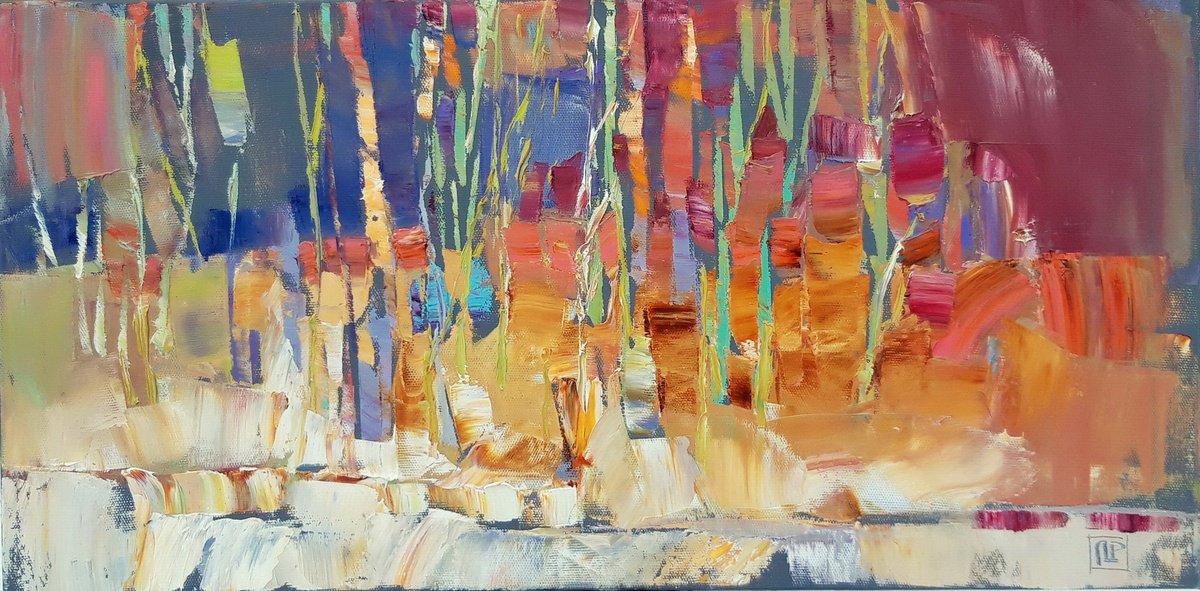 Forest By Lesya Ros, 31 X 16, Artwork For Sale On Artfinder
