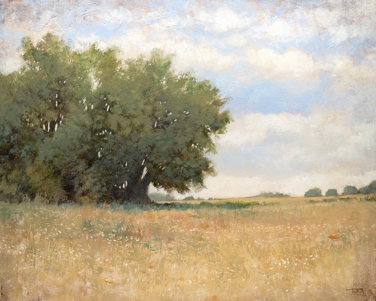 Summer Trees 260402 By Don Bishop, 20 X 16, Artwork For Sale On Artfinder
