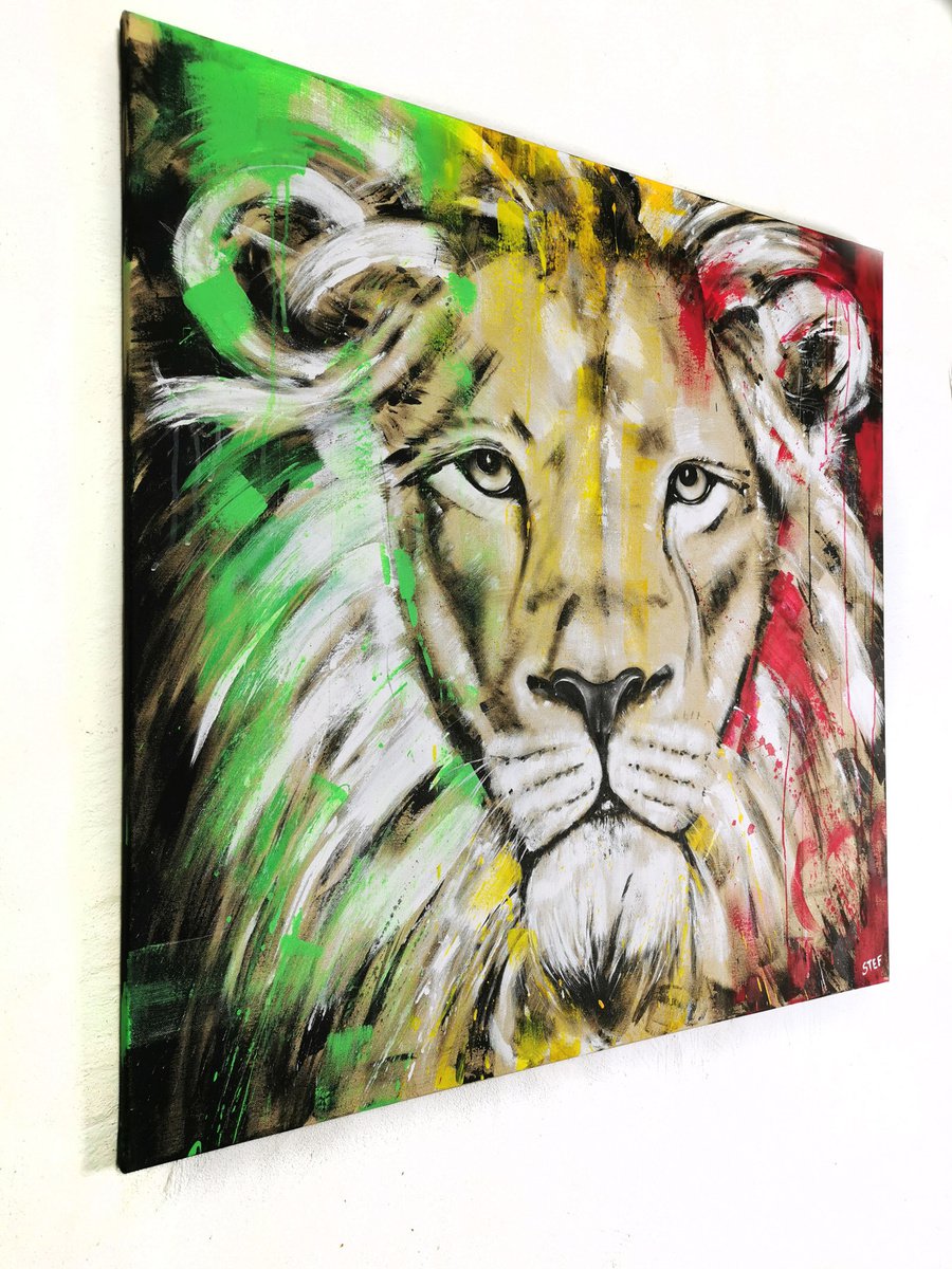Lion #20 - Series BIG CAT by Stefanie Rogge
