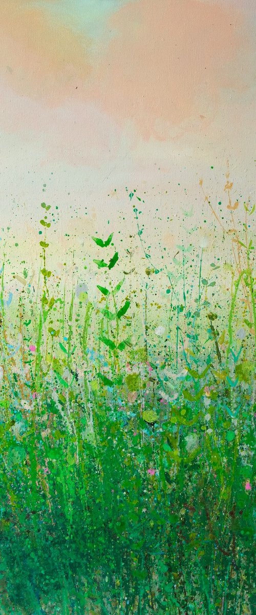 Long Grasses and Pink Skies by Sandy Dooley