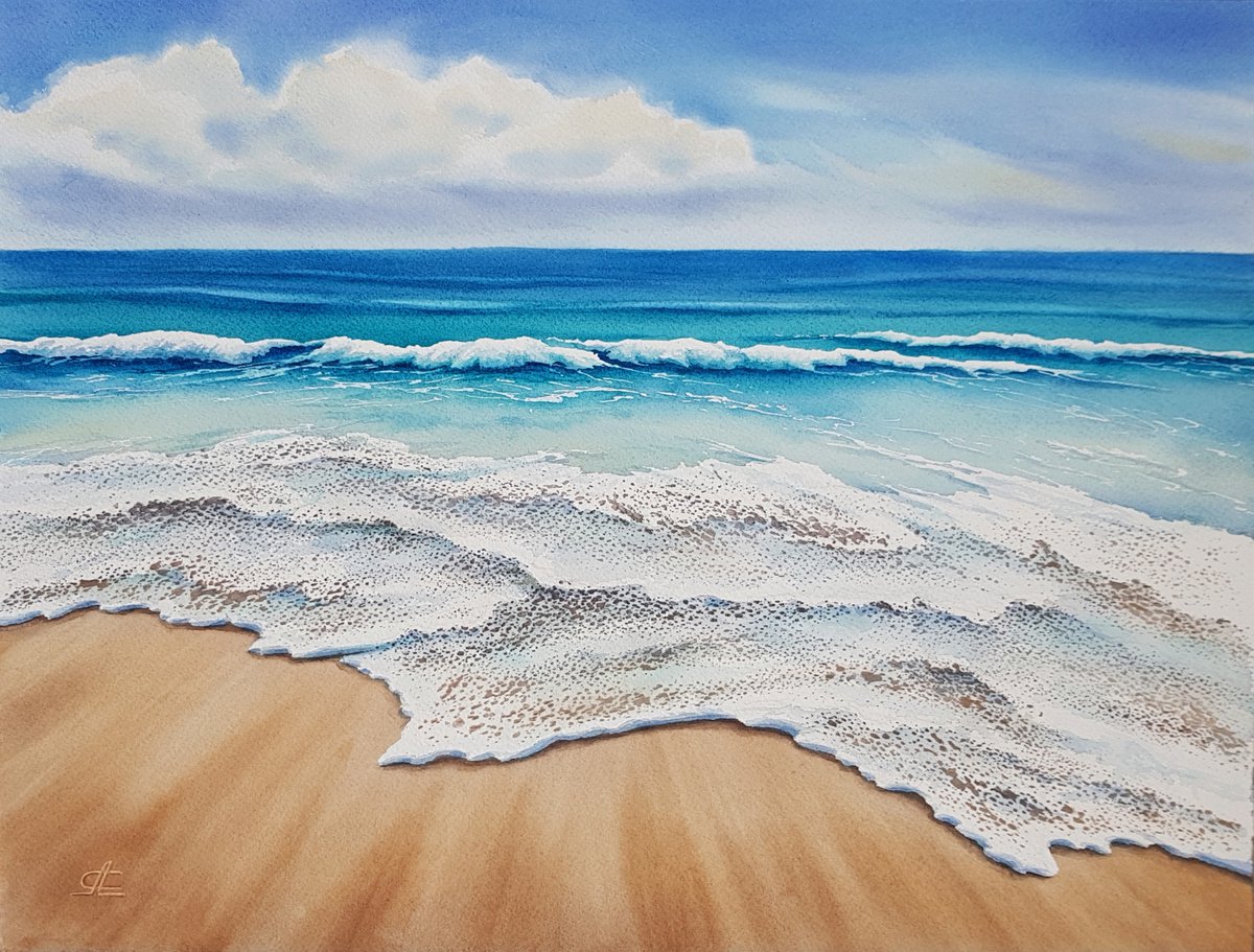 Sea and waves #10 by Svetlana Lileeva
