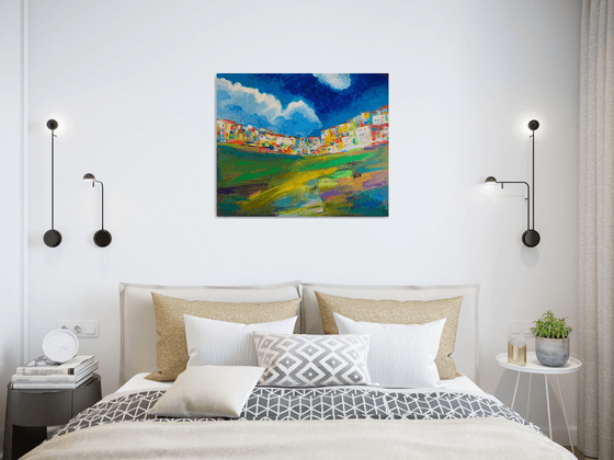 Abstract landscape (72x60cm)