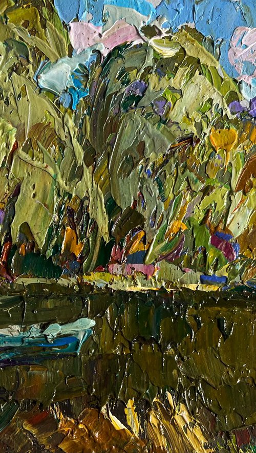 On the summer lake by Kalenyuk Alex