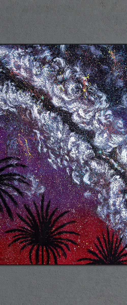 Violet dreams of the night by Rimma Savina