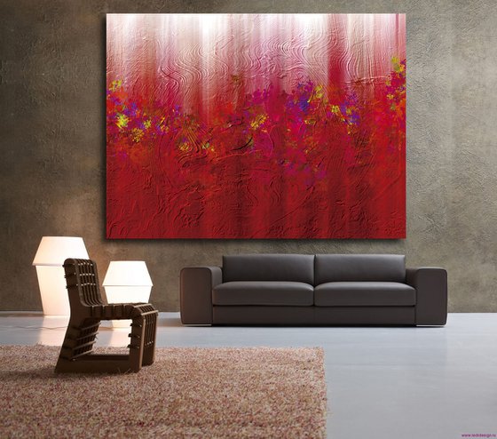 Matatena rojo/XL large original artwork