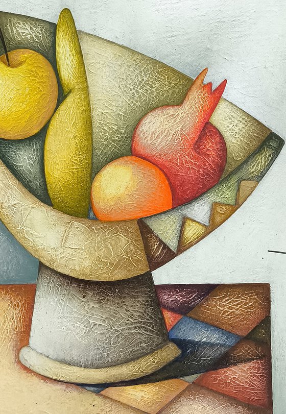 Cubist Fruit Harmony