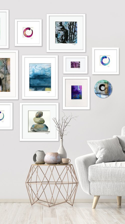 The Gallery Wall Zen Collection - 14 Works of art by Kathy Morton Stanion